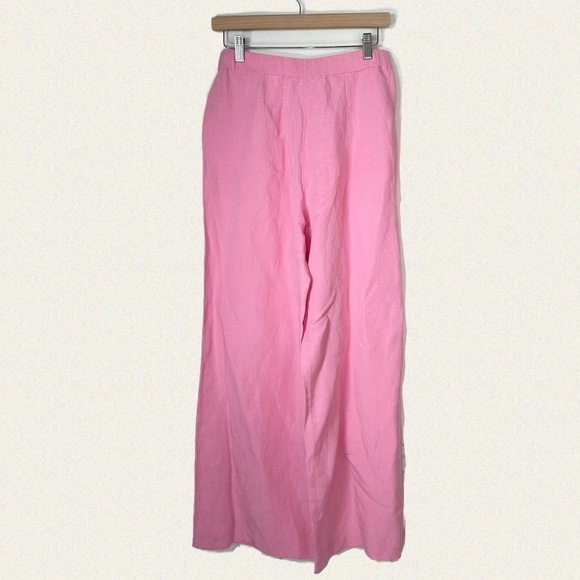 |NWOT| H&M Linen-Blend Trousers - Picture 7 of 8